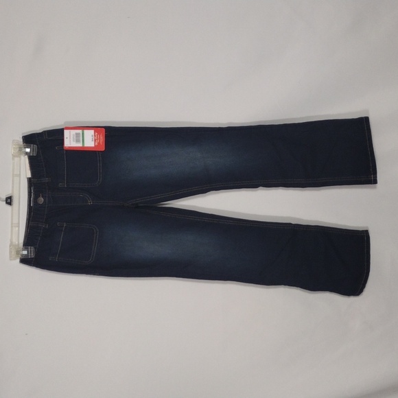 NWT Lucky Brand Barrier Wash Patch Pocket Flare Pull On Jeans Girls Size L 12/14 - Picture 1 of 10